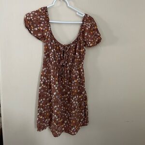 Pacsun floral mini dress xs